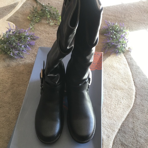 Carlos Santana Sabina Black Boots Size 7.5 NWB - Picture 5 of 9